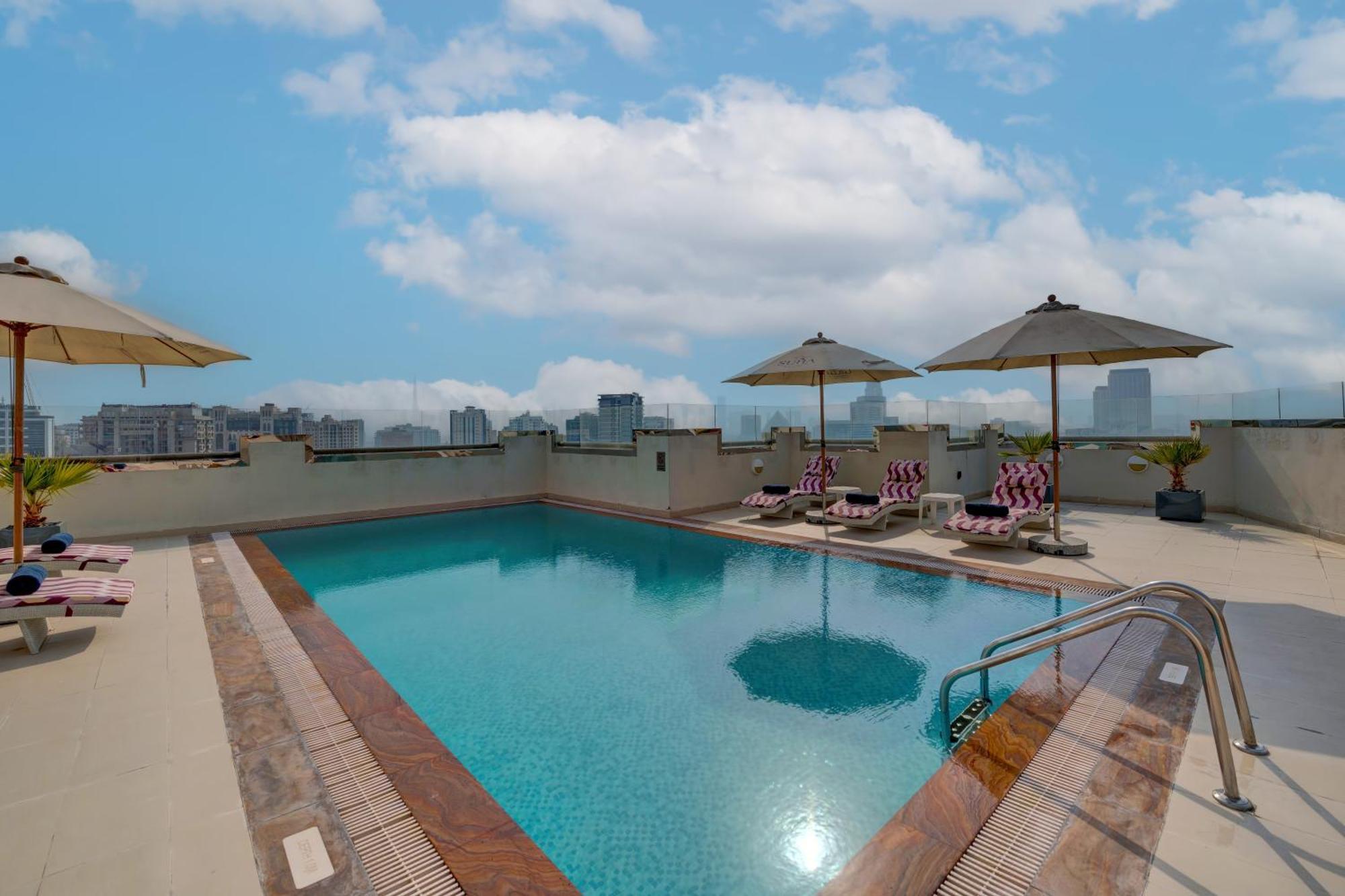 Suha Park Hotel Apartments, Waterfront Jaddaf Dubai Eksteriør bilde