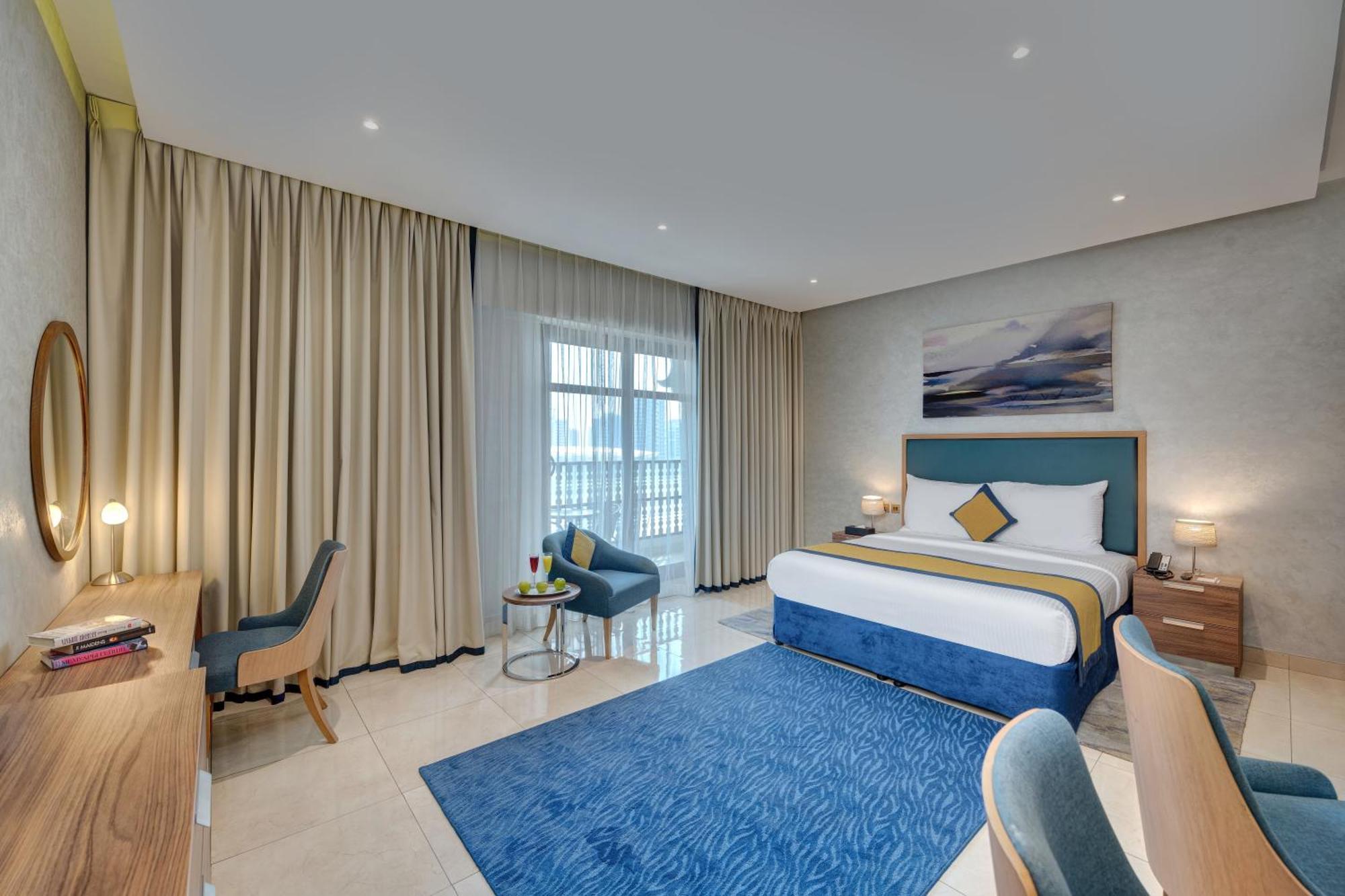 Suha Park Hotel Apartments, Waterfront Jaddaf Dubai Rom bilde